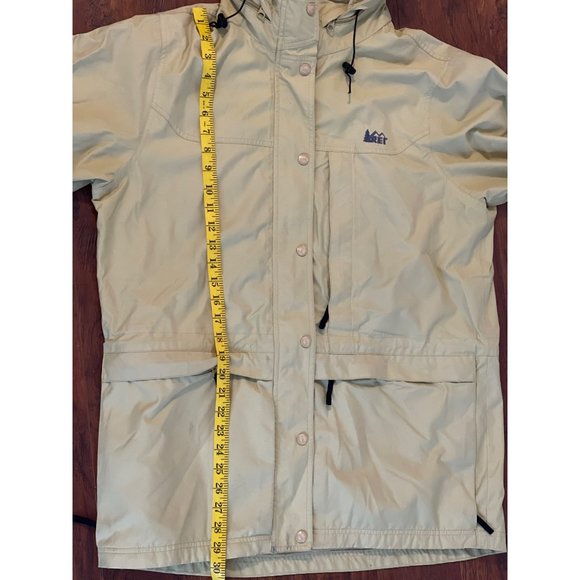 REI Hooded Rain Elements Jacket Women’s Size Large - Picture 6 of 9